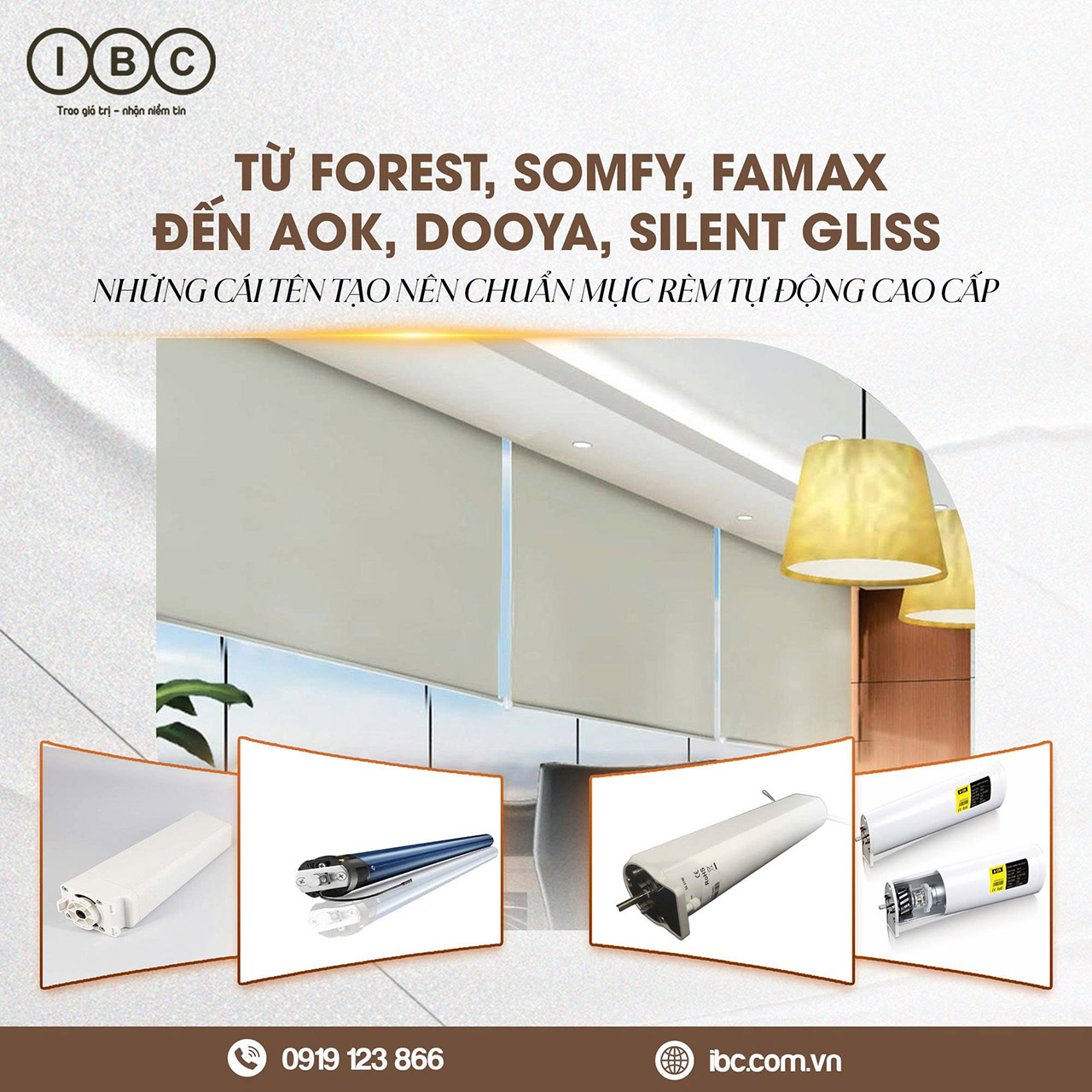 động cơ rèm cuốn