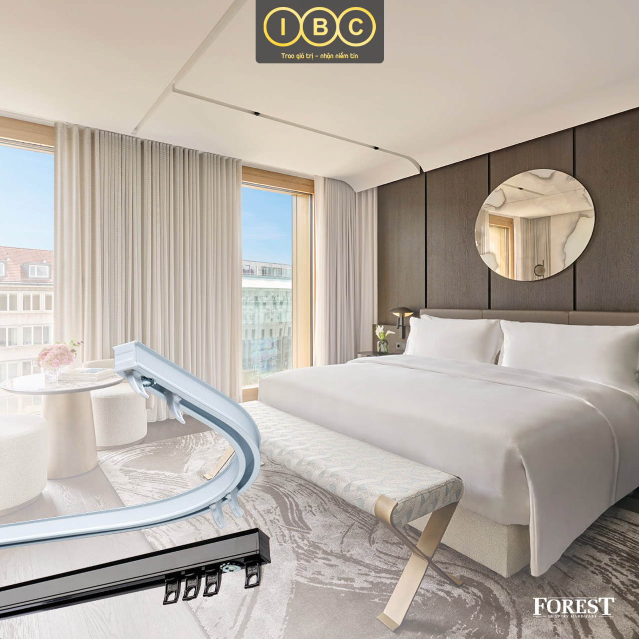 rèm cuốn tự động