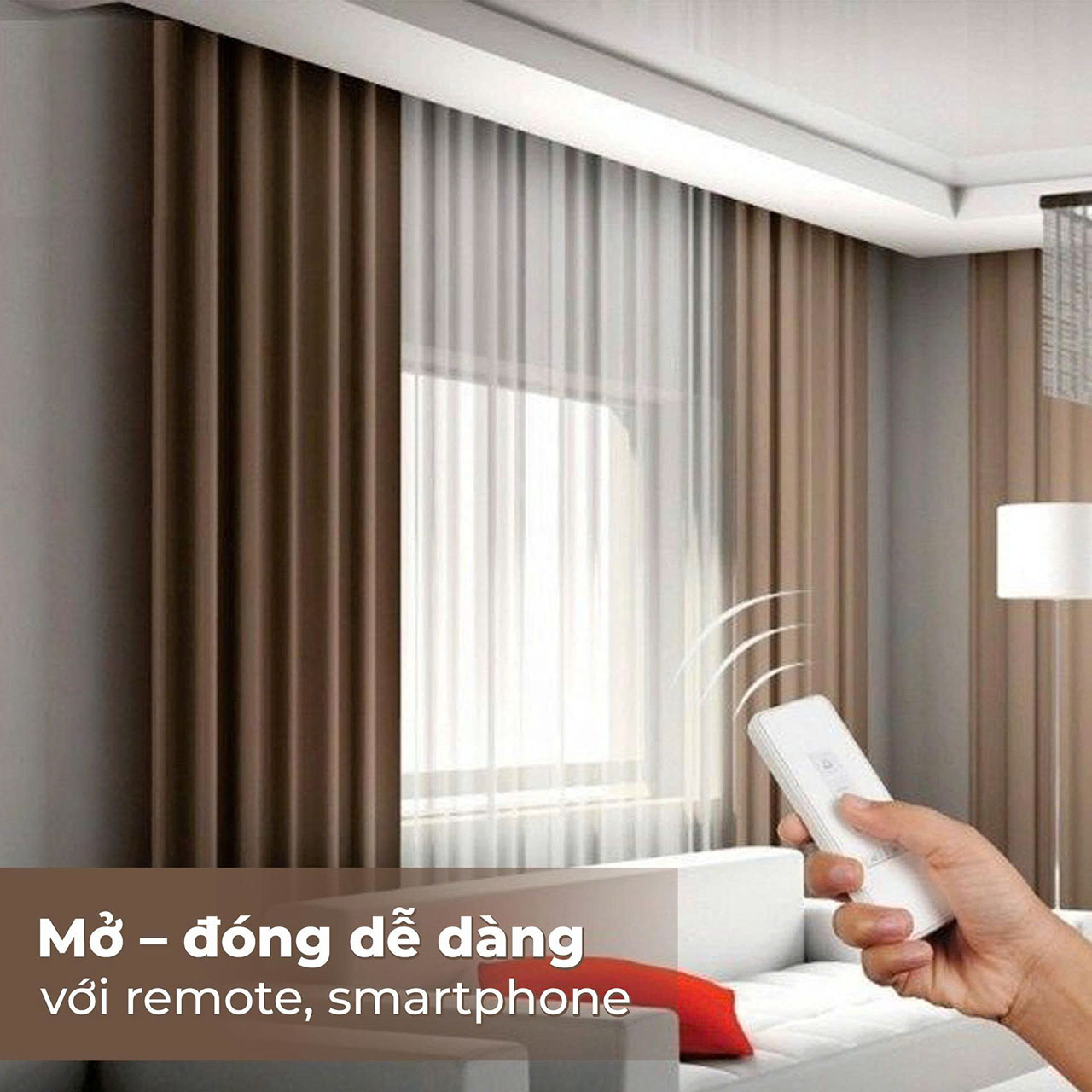 Rèm cửa tự động điều khiển từ xa