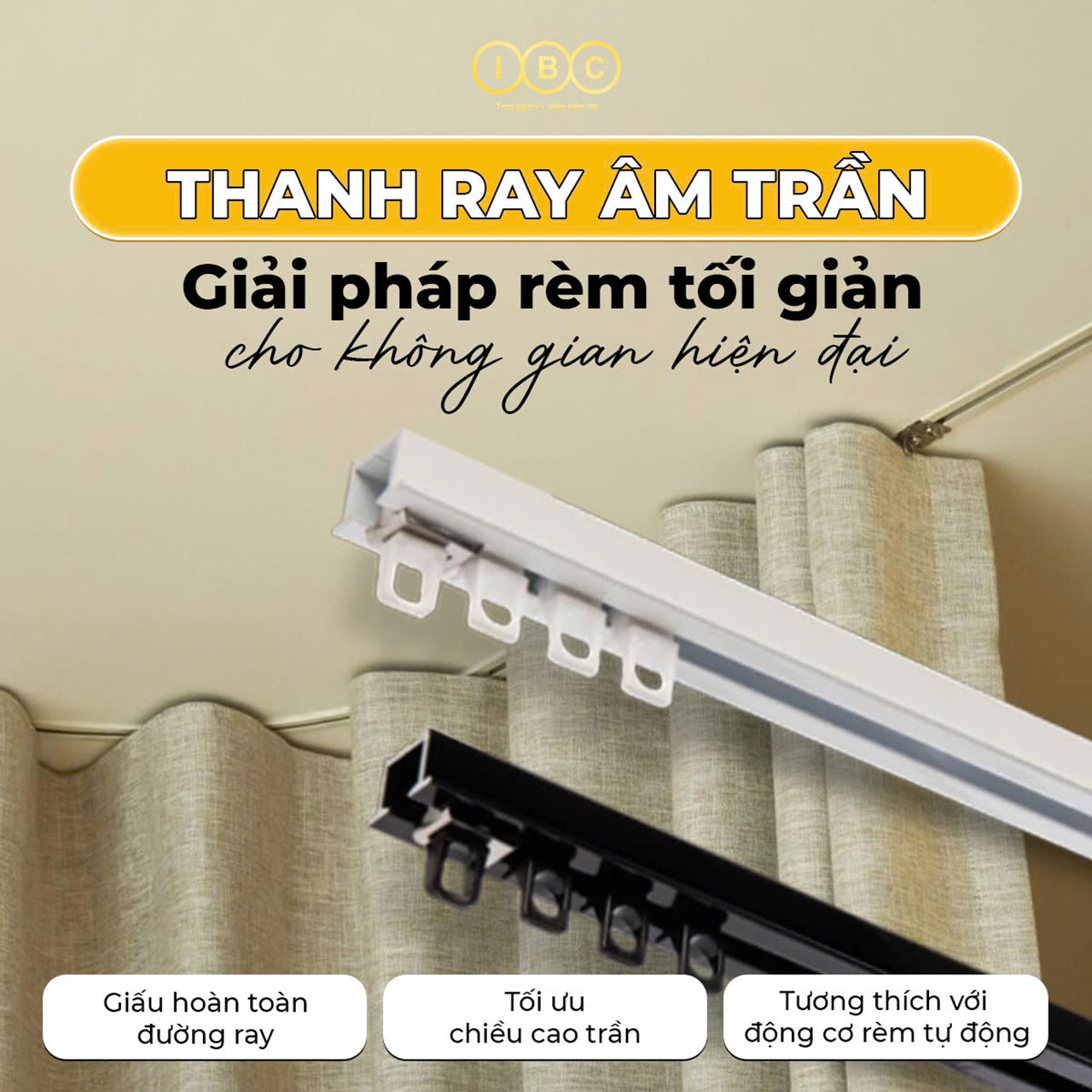 thanh ray âm trần