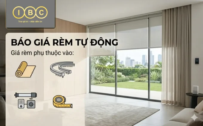Báo giá rèm tự động - Giá rèm tự động phụ thuộc vào những yếu tố nào?