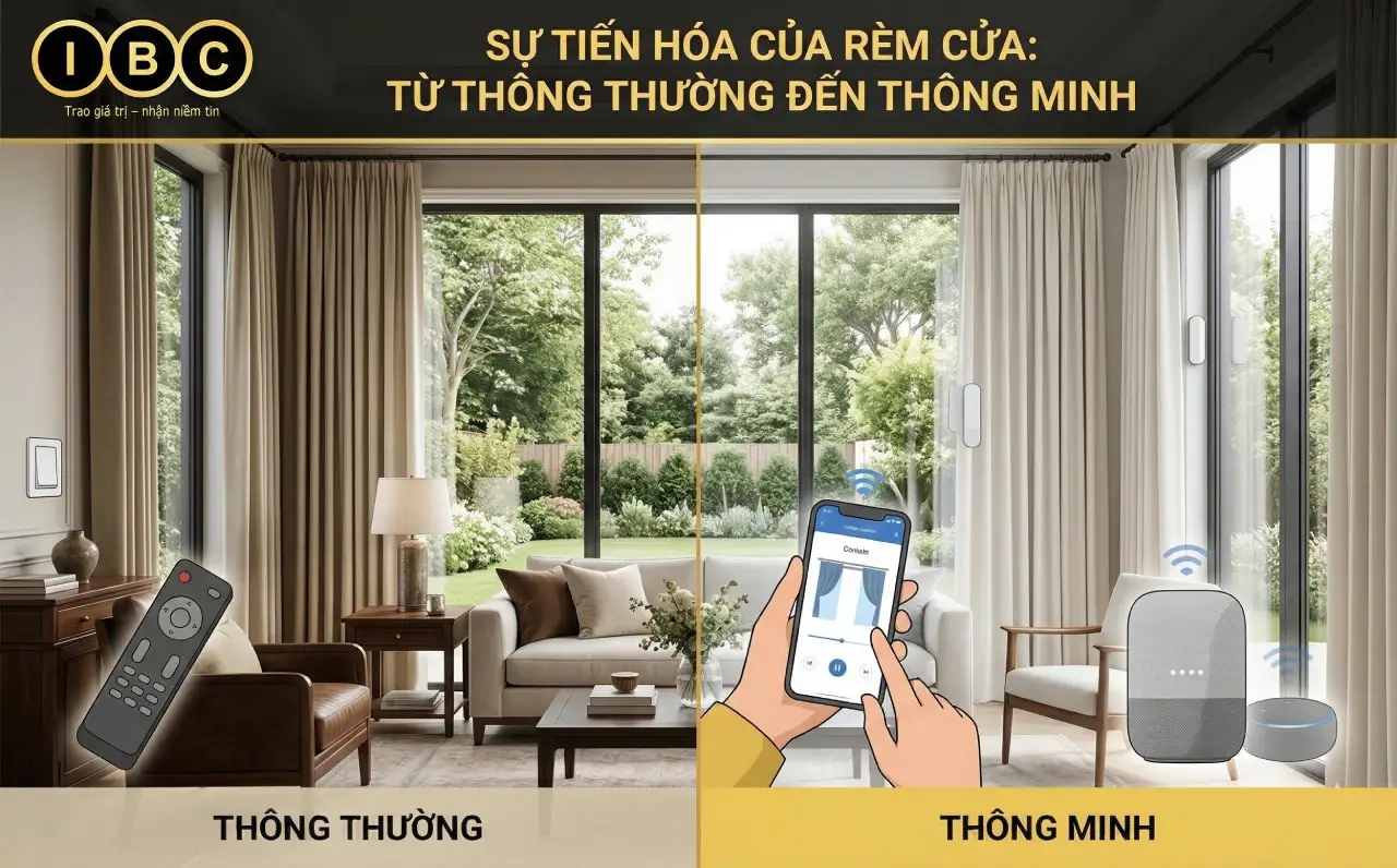 Hệ thống rèm cửa thông minh có gì khác biệt với rèm tự động thông thường?