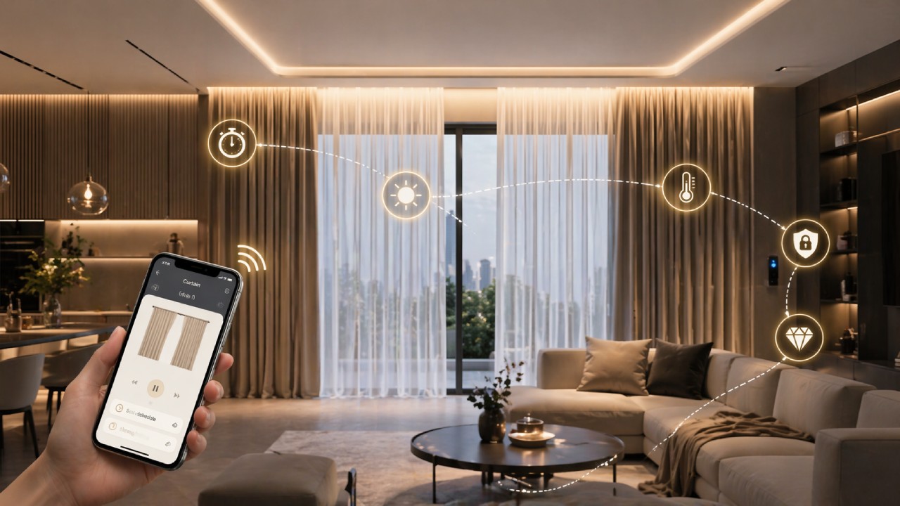 Có nên lắp rèm điện cho nhà thông minh không