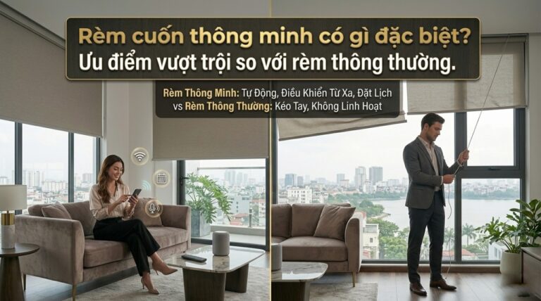 Rèm cuốn thông minh có gì đặc biệt