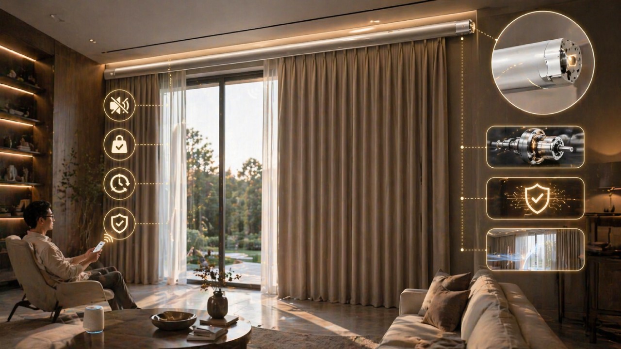 Rèm cuốn tự động cao cấp khác gì loại thường