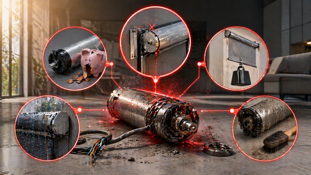 Rèm tự động có hay bị lỗi motor không