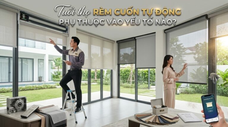 Tuổi thọ rèm cuốn tự động phụ thuộc vào yếu tố nào