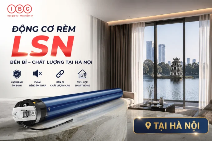 Động cơ rèm LSN bền bỉ chất lượng tại Hà Nội dd