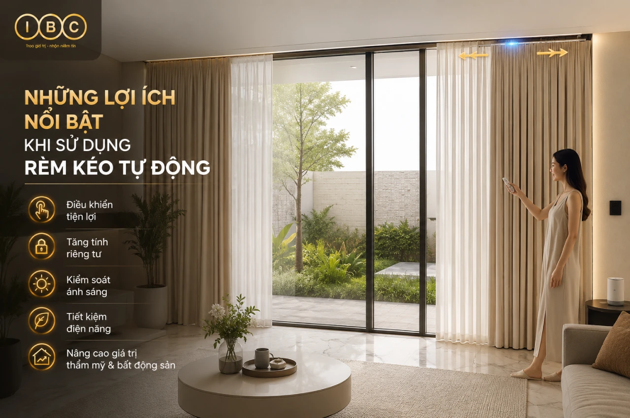 Những Lợi Ích Nổi Bật Khi Sử Dụng Rèm Kéo Tự Động