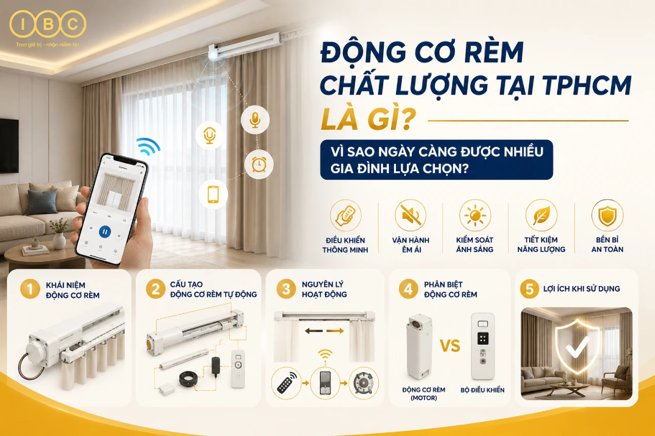 Động cơ rèm chất lượng tại TPHCM là gì Vì sao ngày càng được nhiều gia đình lựa chọn